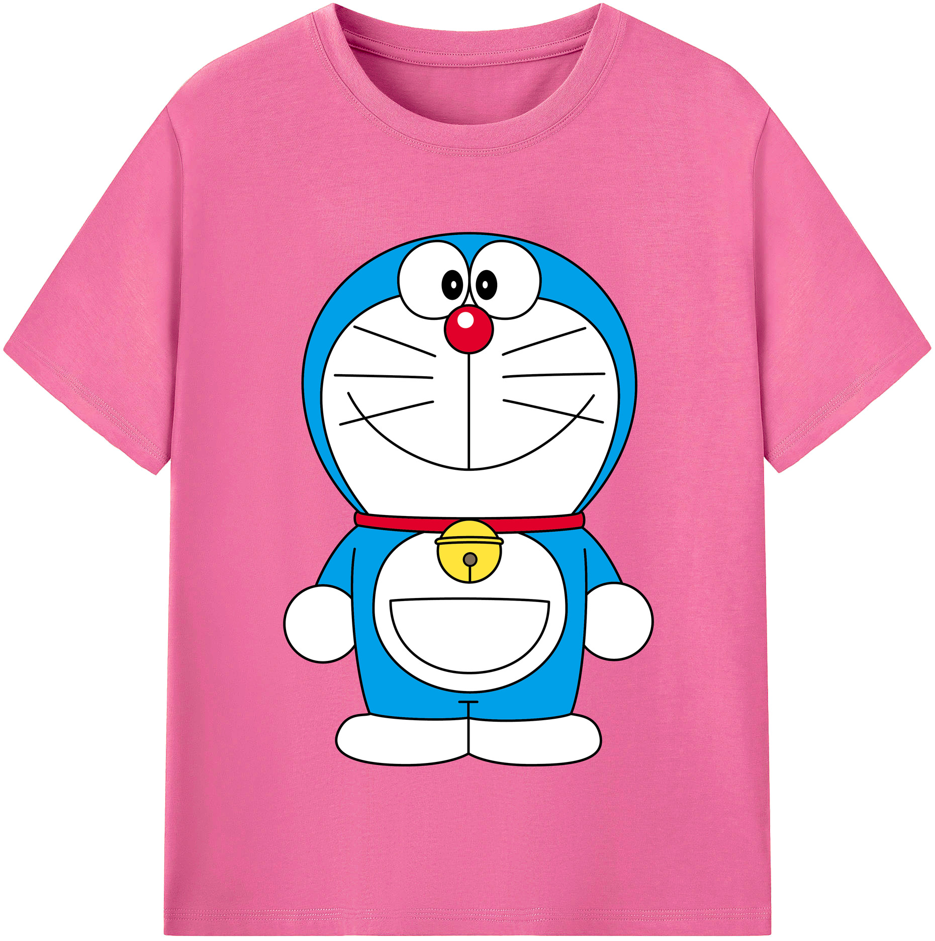 （画像用） ドラえもん Doraemon レディースカジュアルプリントTシャツ（綿100％）